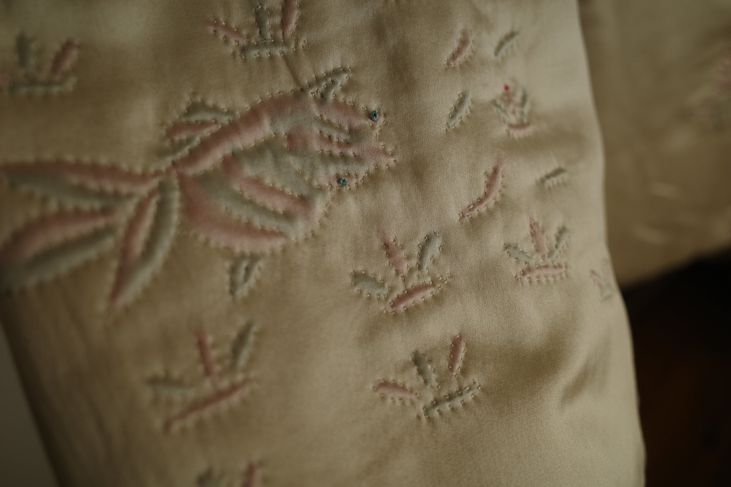 1930s/ 1940s Quilted Satin Jacket
