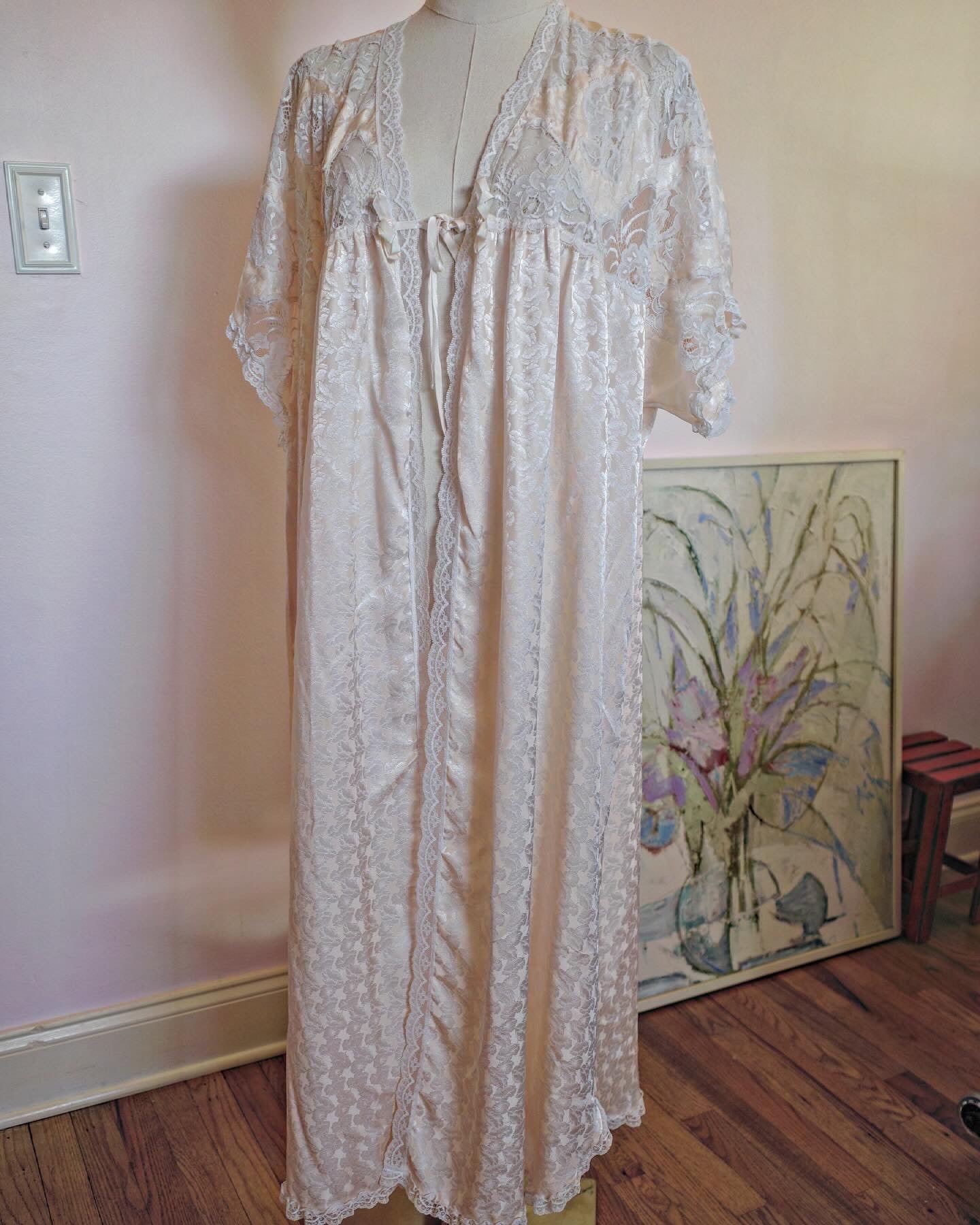 1980s vintage Christian Dior robe