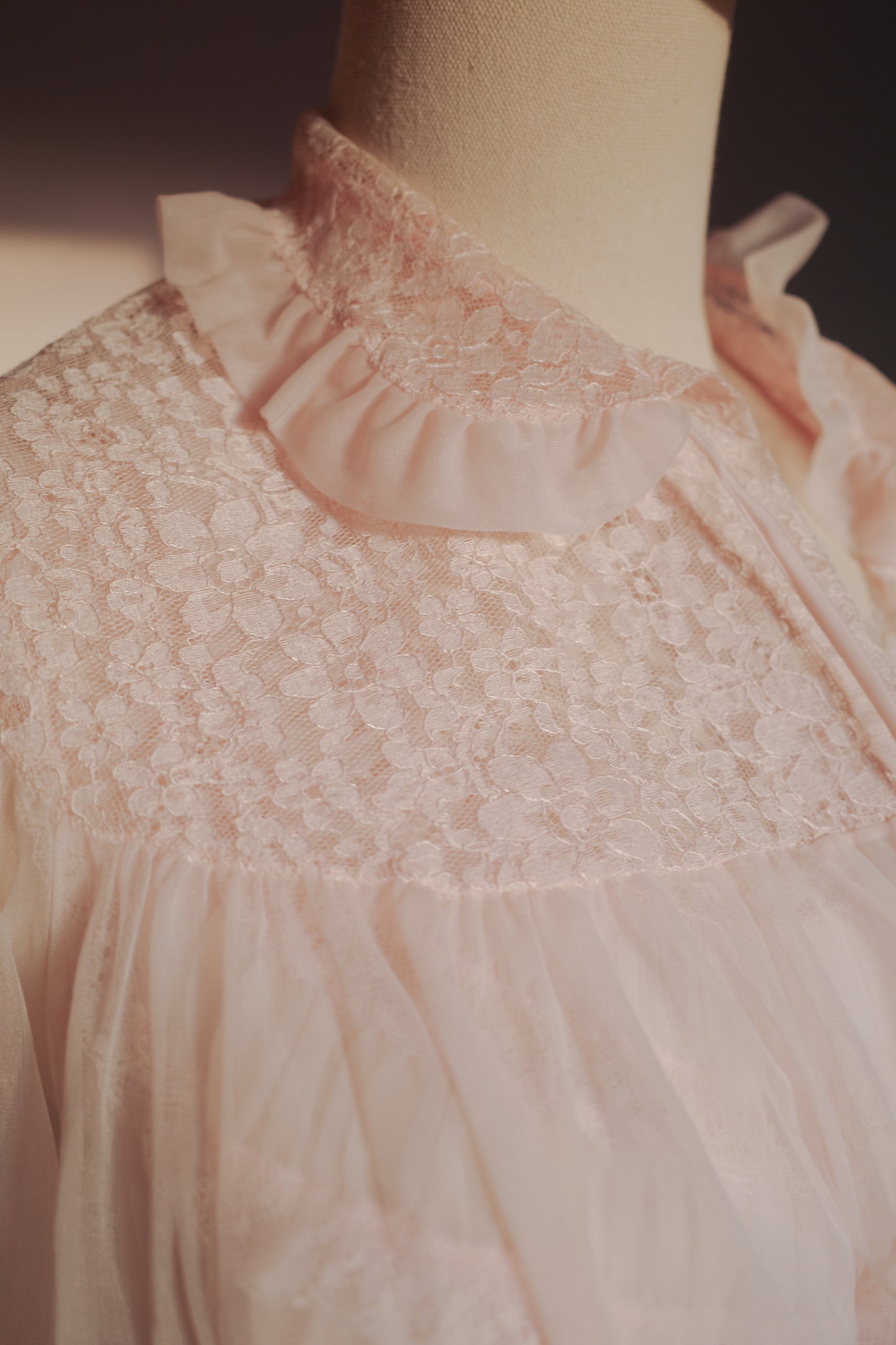 1950s vintage peignoir and nightgown